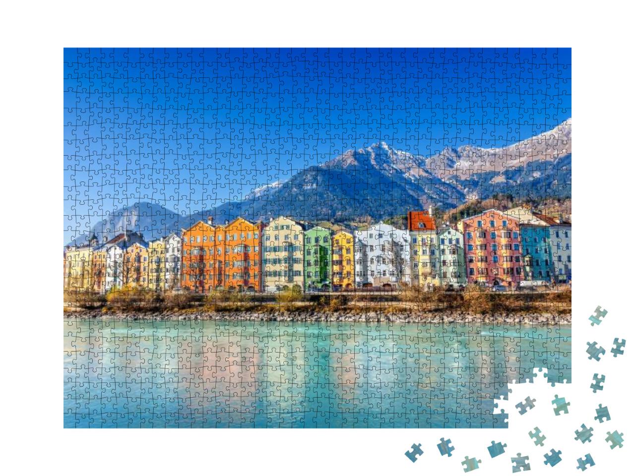 Innsbruck Cityscape, Austria... Jigsaw Puzzle with 1000 pieces