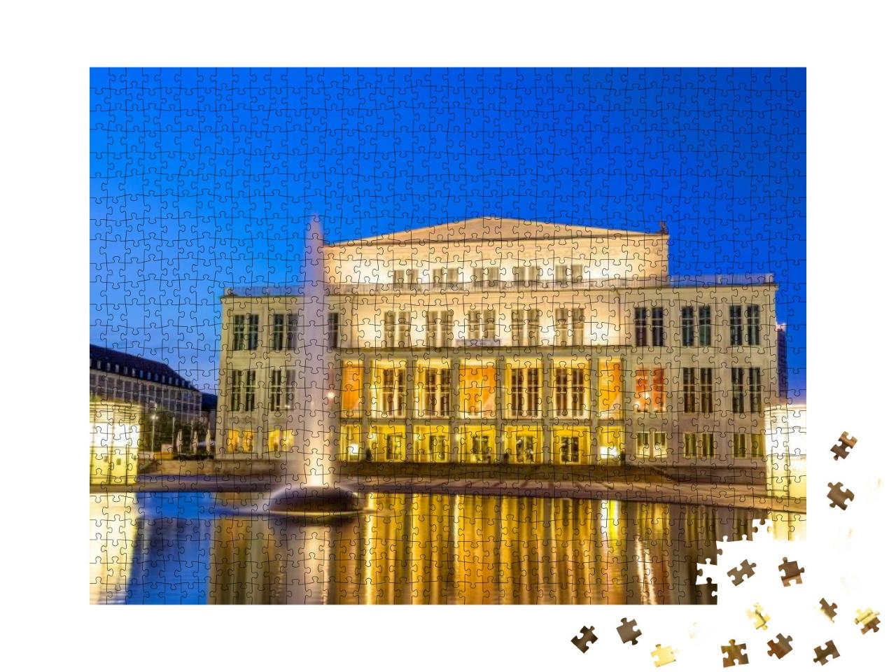 Opera House in Leipzig, Germany... Jigsaw Puzzle with 1000 pieces