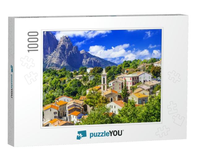 Evisa -Pictorial Mountain Village in Corsica... Jigsaw Puzzle with 1000 pieces