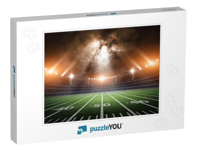 American Soccer Stadium, 3D Rendering... Jigsaw Puzzle