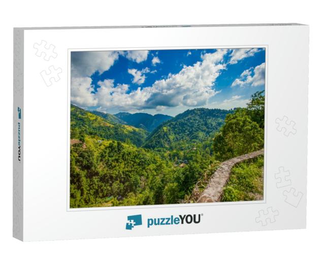 Blue Mountains of Jamaica Coffee Growth Place Hills... Jigsaw Puzzle
