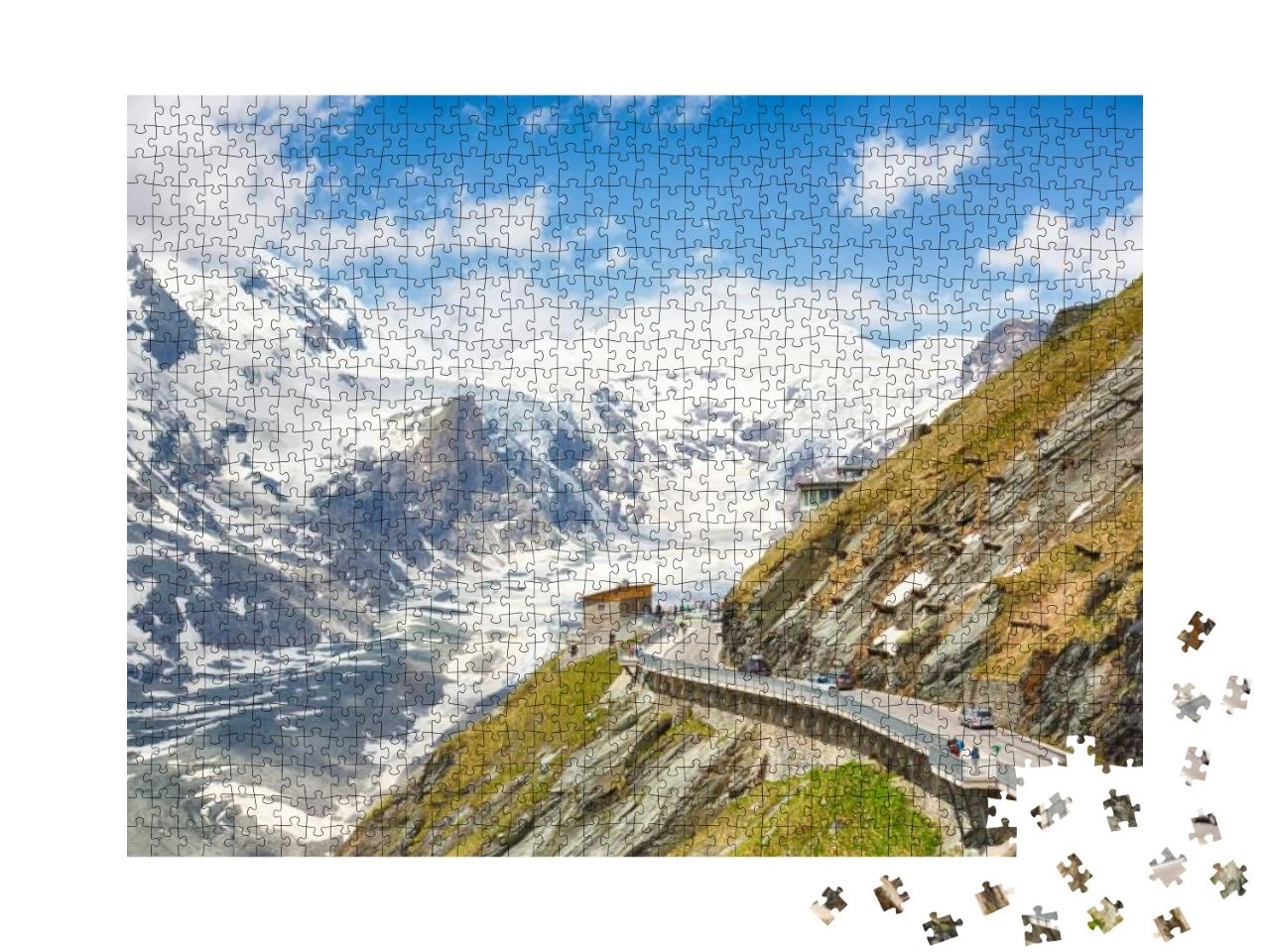 Dramatic View of the Grossglockner, Seen from the Kaiser-... Jigsaw Puzzle with 1000 pieces