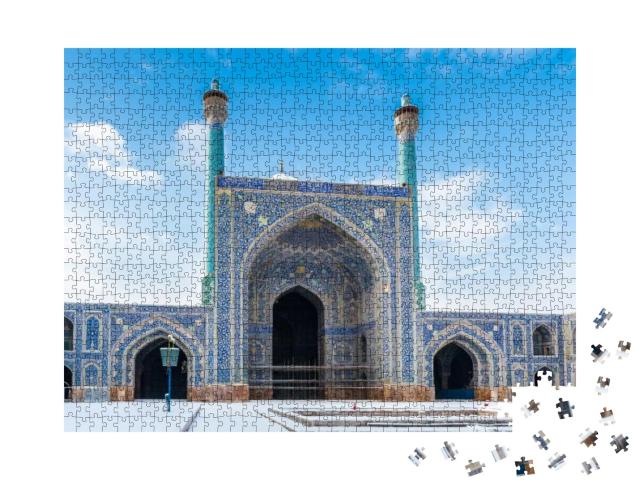Interior of the Shah Mosque Jameh Abbasi Mosque, Imam Mos... Jigsaw Puzzle with 1000 pieces