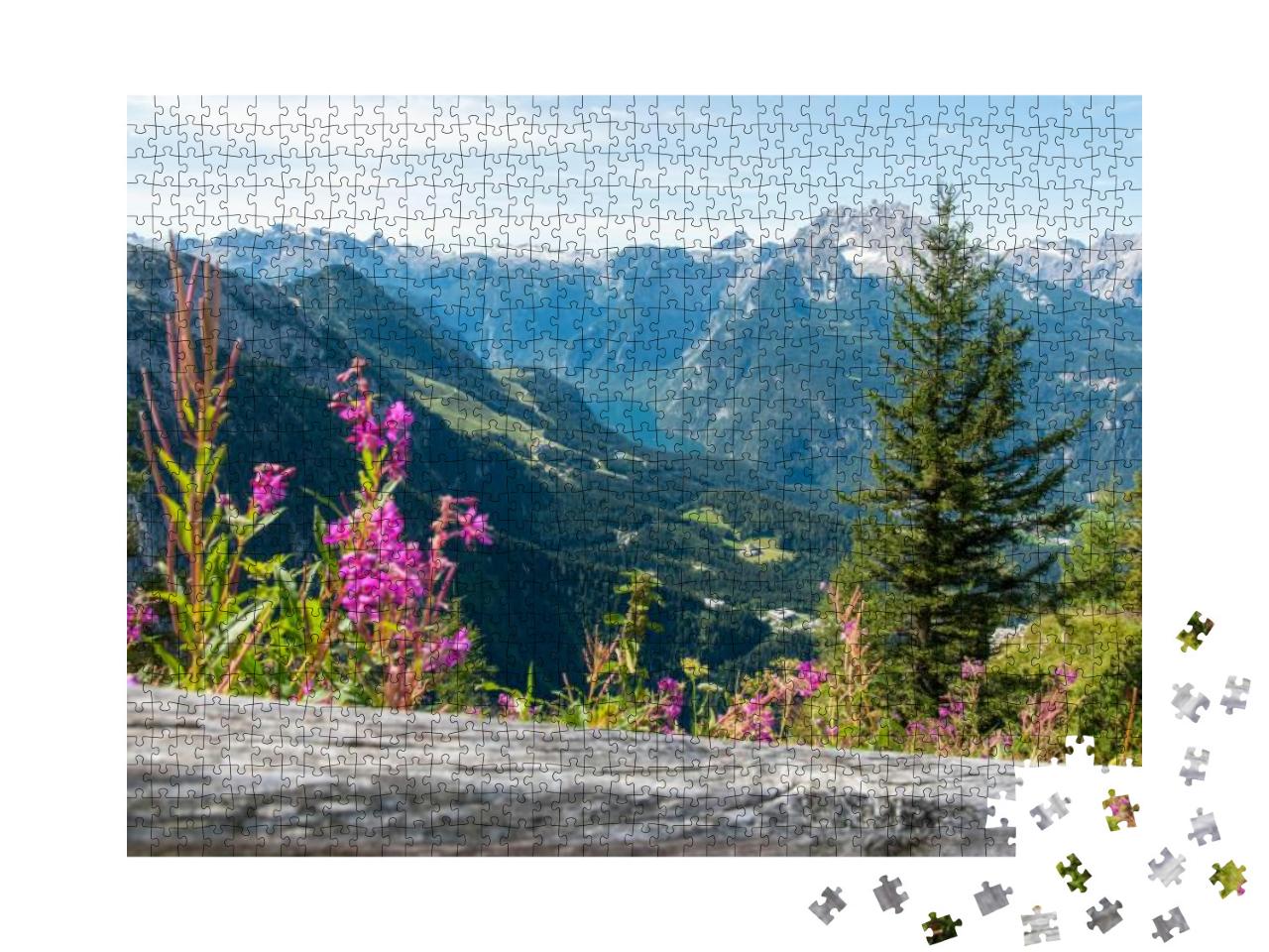 View from the Kehlsteinhaus to Lake Koenigssee, Obersalzb... Jigsaw Puzzle with 1000 pieces