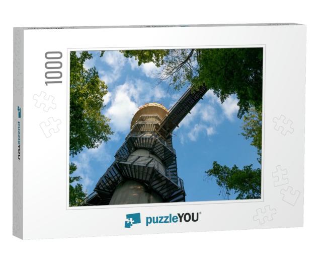 View of the Lookout Tower Treetop Path in the National Pa... Jigsaw Puzzle with 1000 pieces