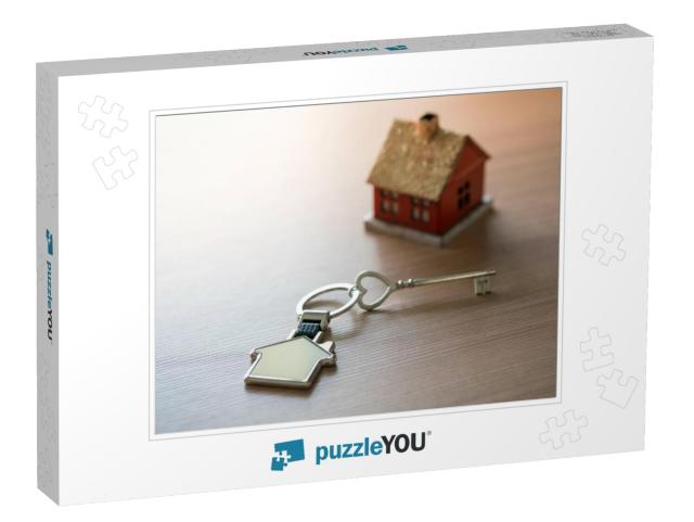 Home & Housing Estate Concept with Blueprint... Jigsaw Puzzle