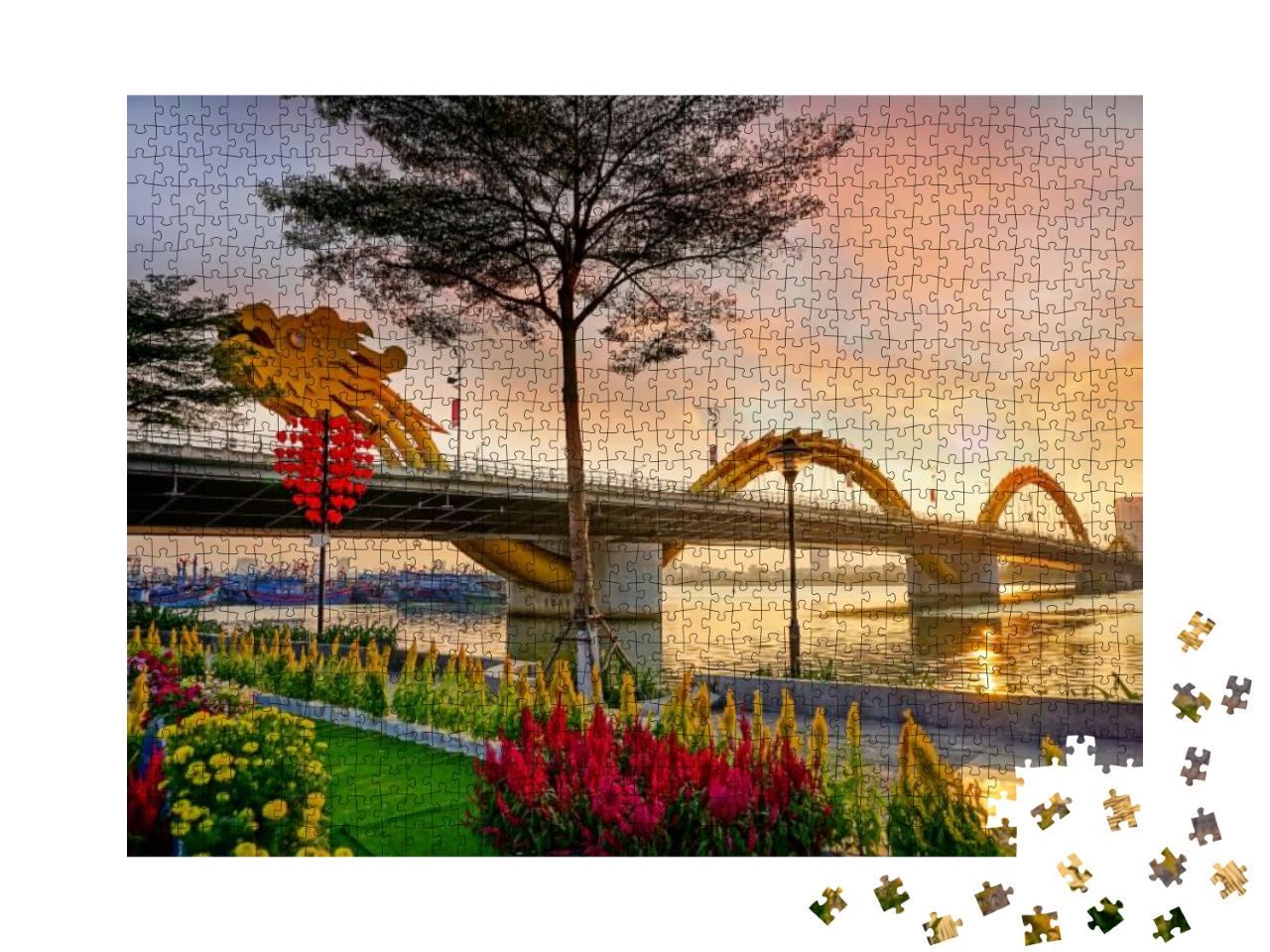 Da Nang, Vietnam Tet Holiday is Coming... Jigsaw Puzzle with 1000 pieces
