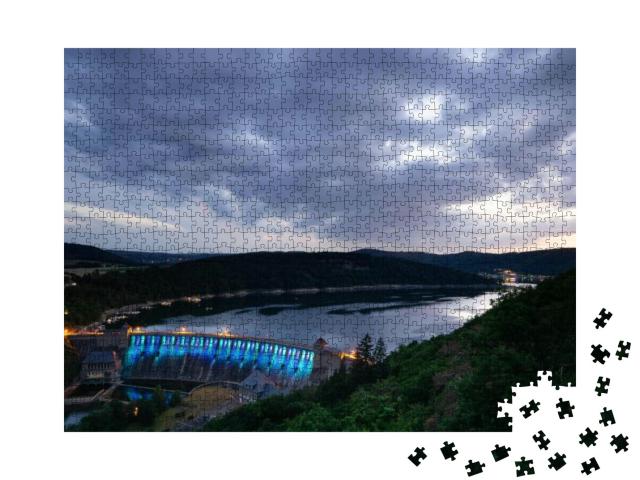 View from the View Point Called Kleine Kanzel At the Germ... Jigsaw Puzzle with 1000 pieces