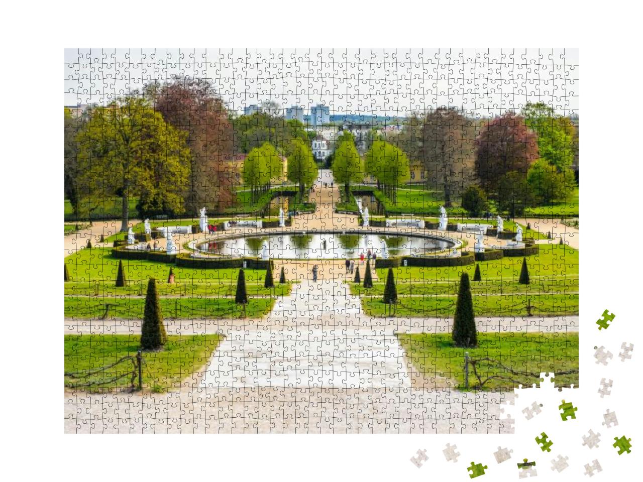 Garden Near the Sanssouci Palace of Potsdam, Germany... Jigsaw Puzzle with 1000 pieces