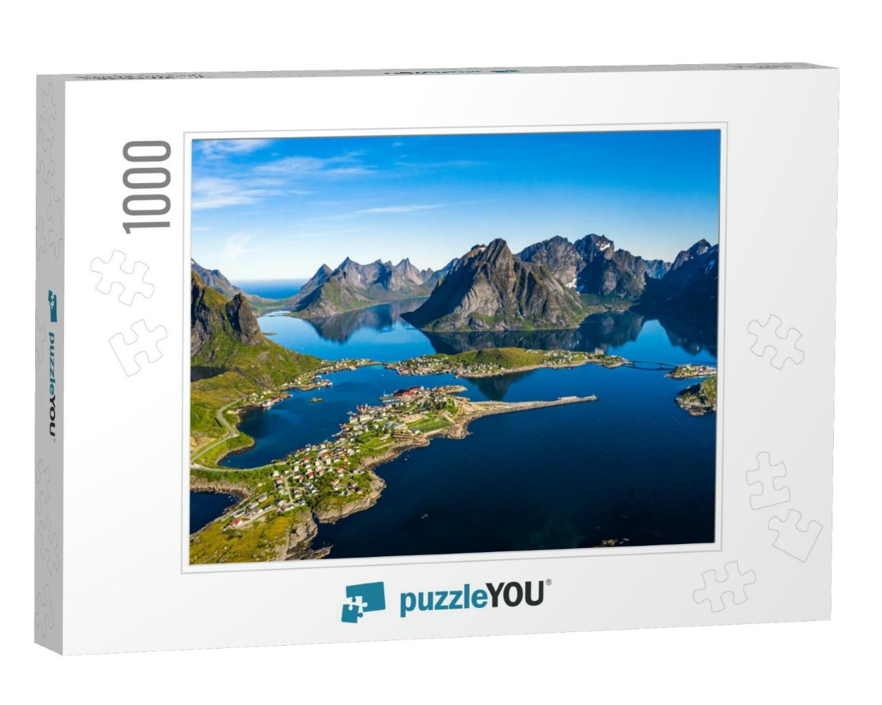 Panorama Lofoten is an Archipelago in the County of Nordl... Jigsaw Puzzle with 1000 pieces
