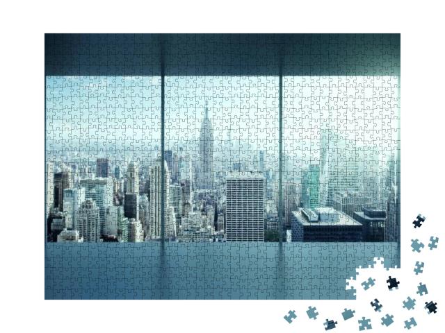 Modern Empty Office Interior... Jigsaw Puzzle with 1000 pieces