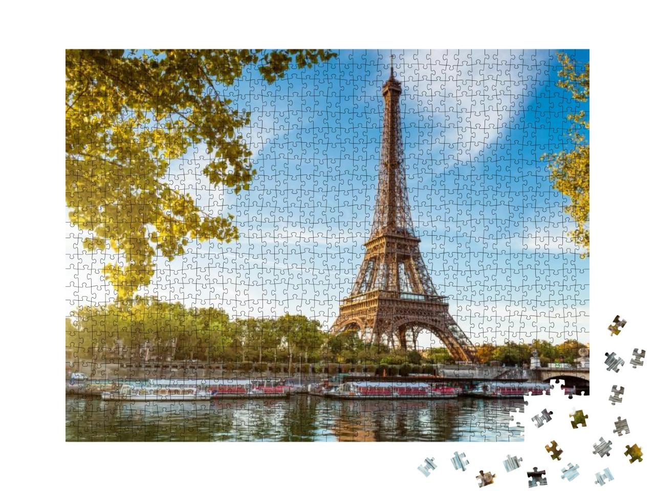Eiffel Tower, Paris. France... Jigsaw Puzzle with 1000 pieces