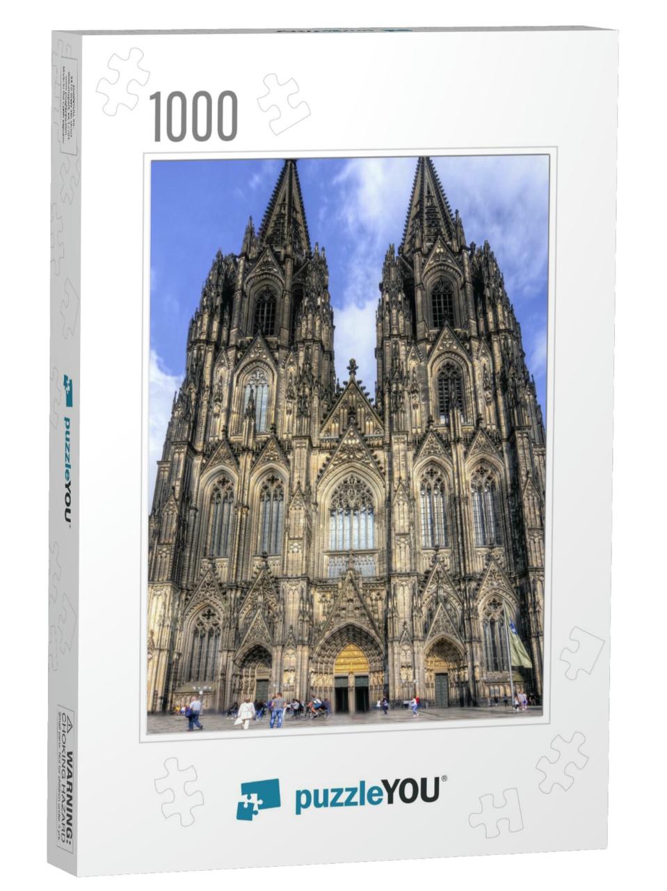 Cologne Cathedral Facade & Towers, Germany... Jigsaw Puzzle with 1000 pieces
