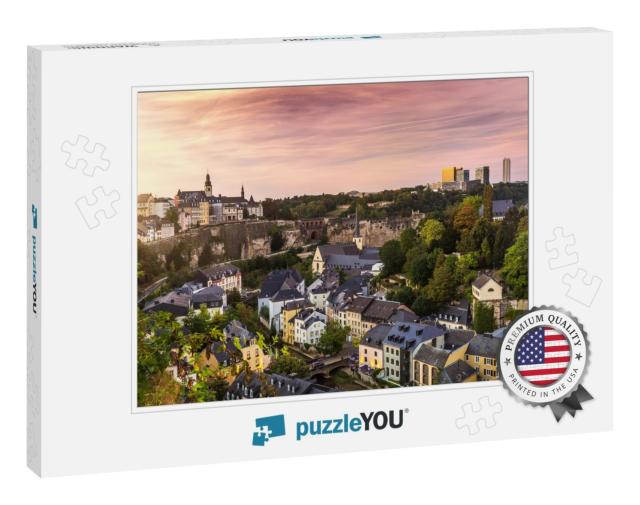 The Nice City of Luxembourg in Europe... Jigsaw Puzzle