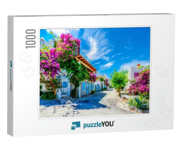 Bodrum Street View in Turkey... Jigsaw Puzzle with 1000 pieces