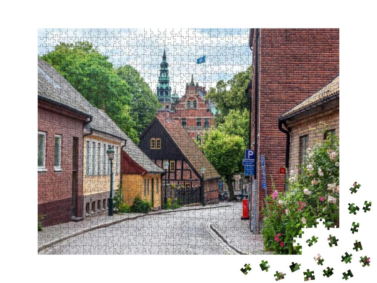 Lund, a Small Old Town in Sweden, Scandinavian Architectu... Jigsaw Puzzle with 1000 pieces