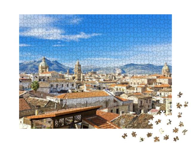 Panorama of the City of Palermo... Jigsaw Puzzle with 1000 pieces