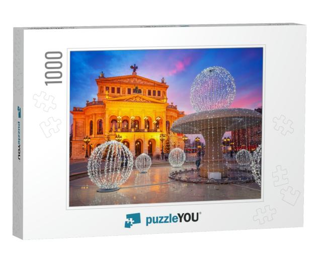 Alte Oper in Frankfurt, Germany... Jigsaw Puzzle with 1000 pieces