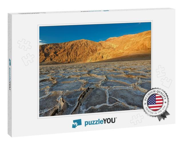 Desert, Dry Lake in Death Valley, Dry Lake Badwater, Cali... Jigsaw Puzzle