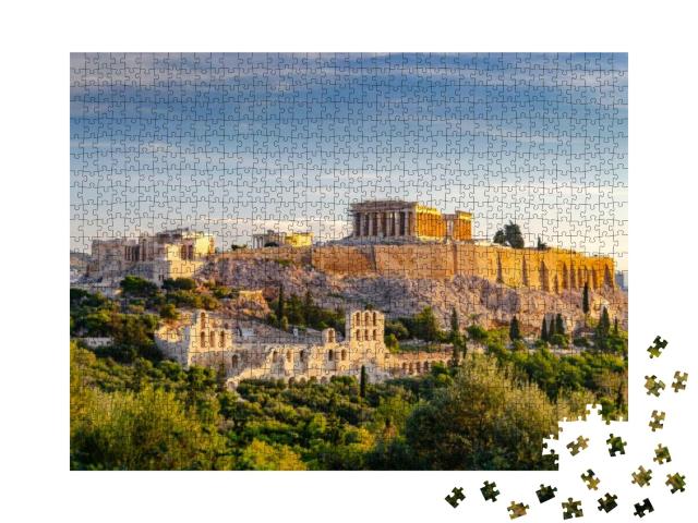 Athens, Greece... November 4, 2018 Famous Athens Landmark... Jigsaw Puzzle with 1000 pieces