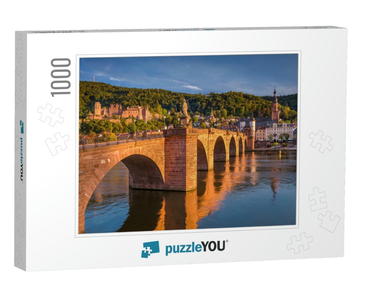 Heidelberg. Image of German City of Heidelberg During Sun... Jigsaw Puzzle with 1000 pieces