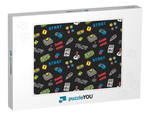 Video Game Seamless Background... Jigsaw Puzzle