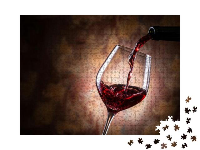 Pour Red Wine... Jigsaw Puzzle with 1000 pieces