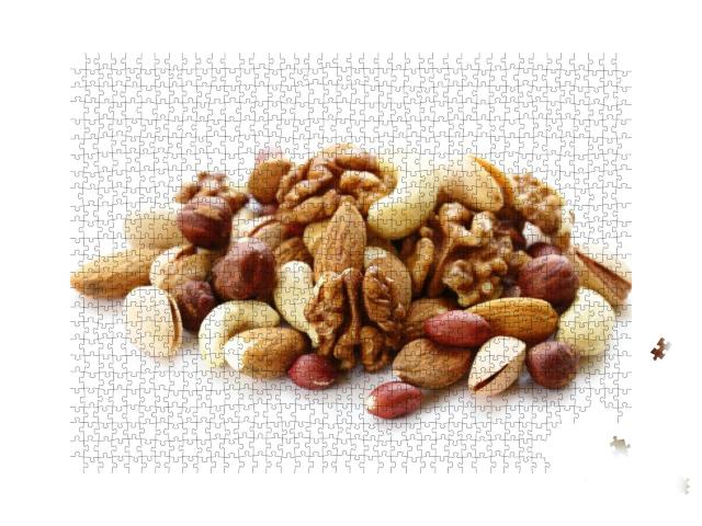 Nuts Mix for a Healthy Diet Cashew, Pistachios, Hazelnuts... Jigsaw Puzzle with 1000 pieces