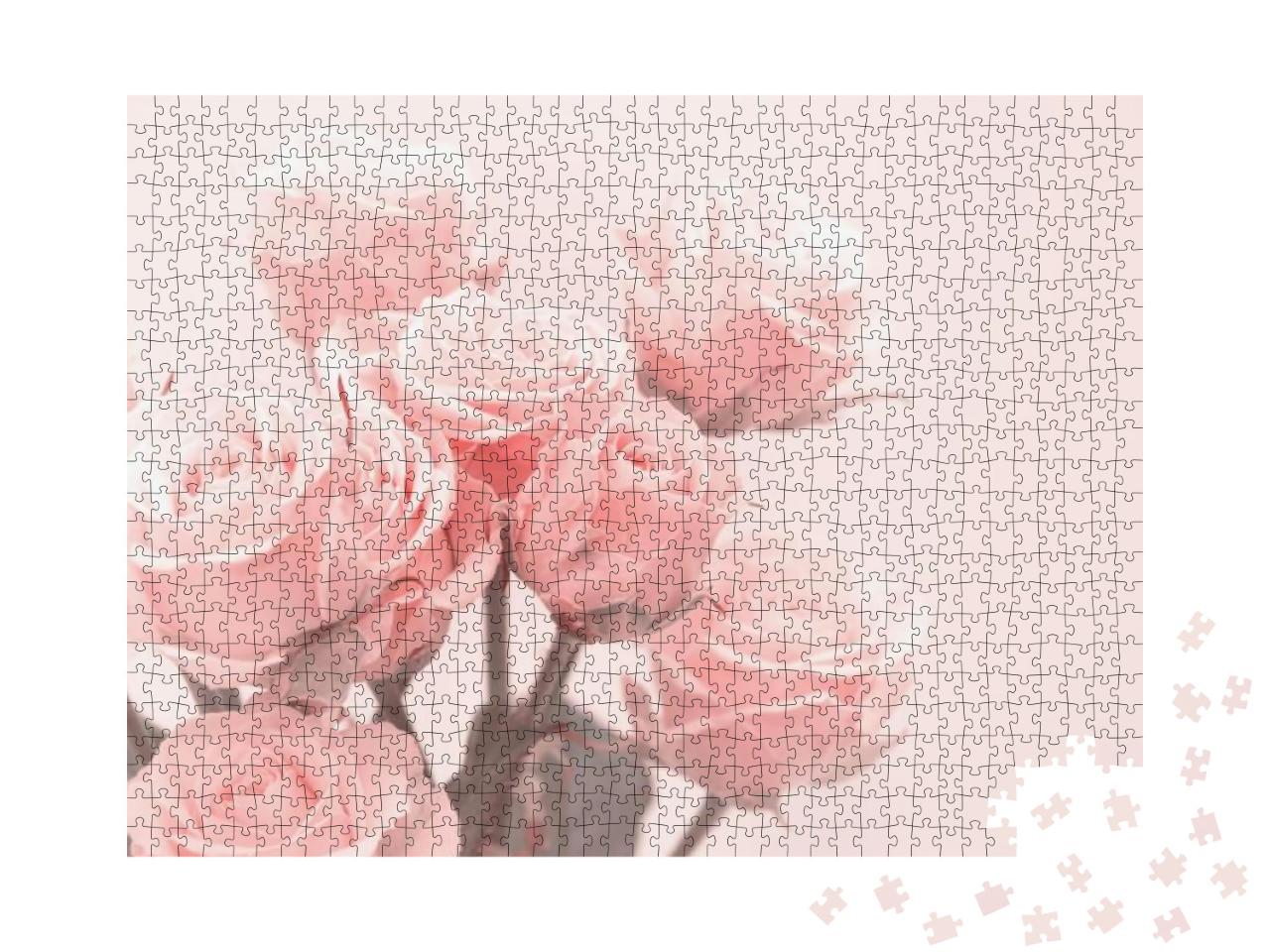 Pink Roses Close-Up... Jigsaw Puzzle with 1000 pieces