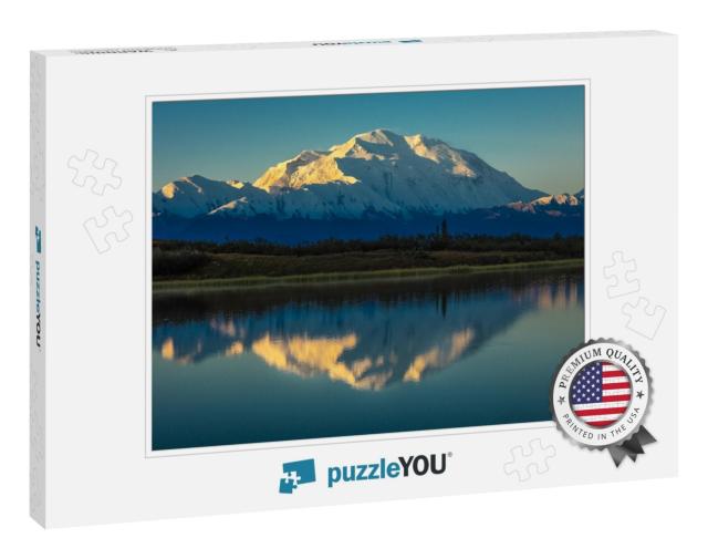 August 30, 2016 - Mount Denali At Wonder Lake, Previously... Jigsaw Puzzle