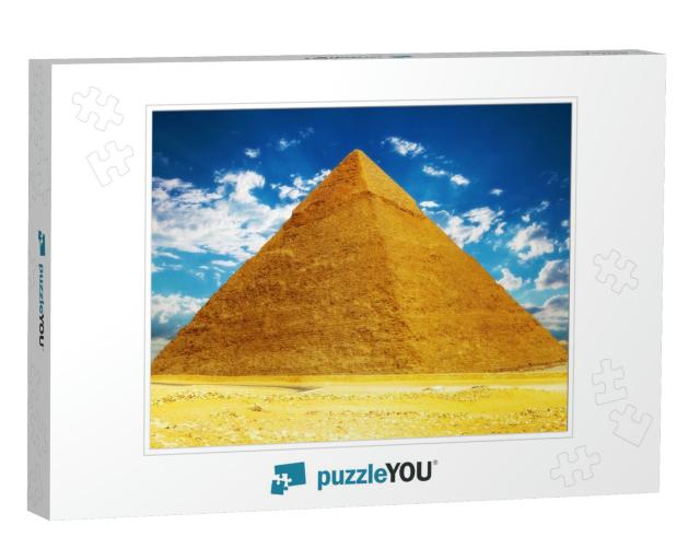 Great Pyramid, Located At Giza Egypt... Jigsaw Puzzle