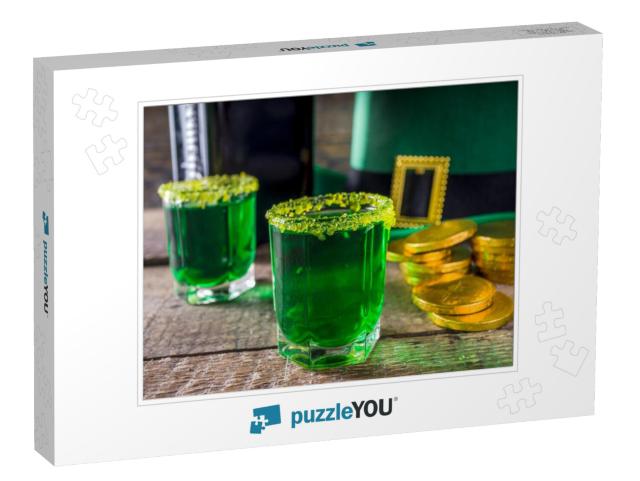 Drinks for St. Patrick's Day Party. Good Luck... Jigsaw Puzzle