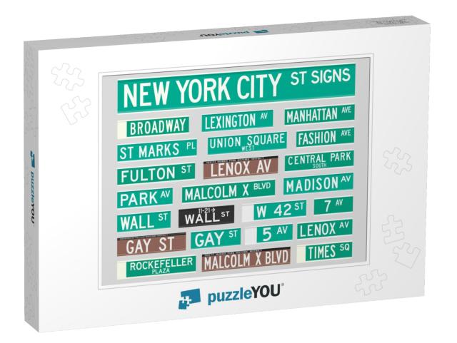 New York Street Signs... Jigsaw Puzzle