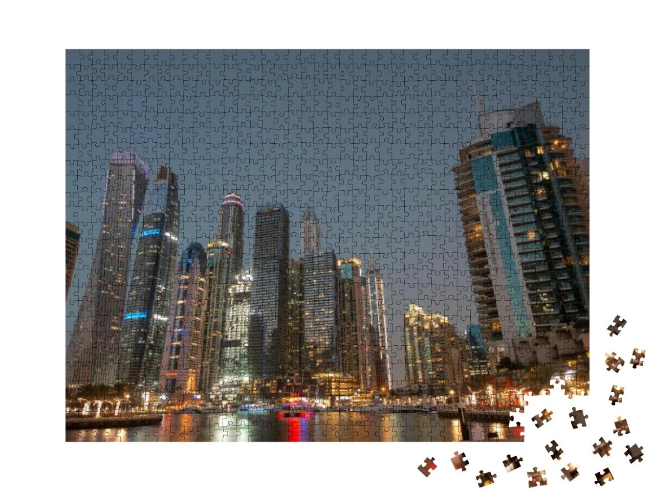 Dubai is a City & Emirate in the United Arab Emirates... Jigsaw Puzzle with 1000 pieces