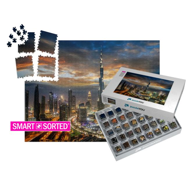 View to Dubai Business Bay with the Various Skyscrapers &... | SMART SORTED® | Jigsaw Puzzle with 1000 pieces