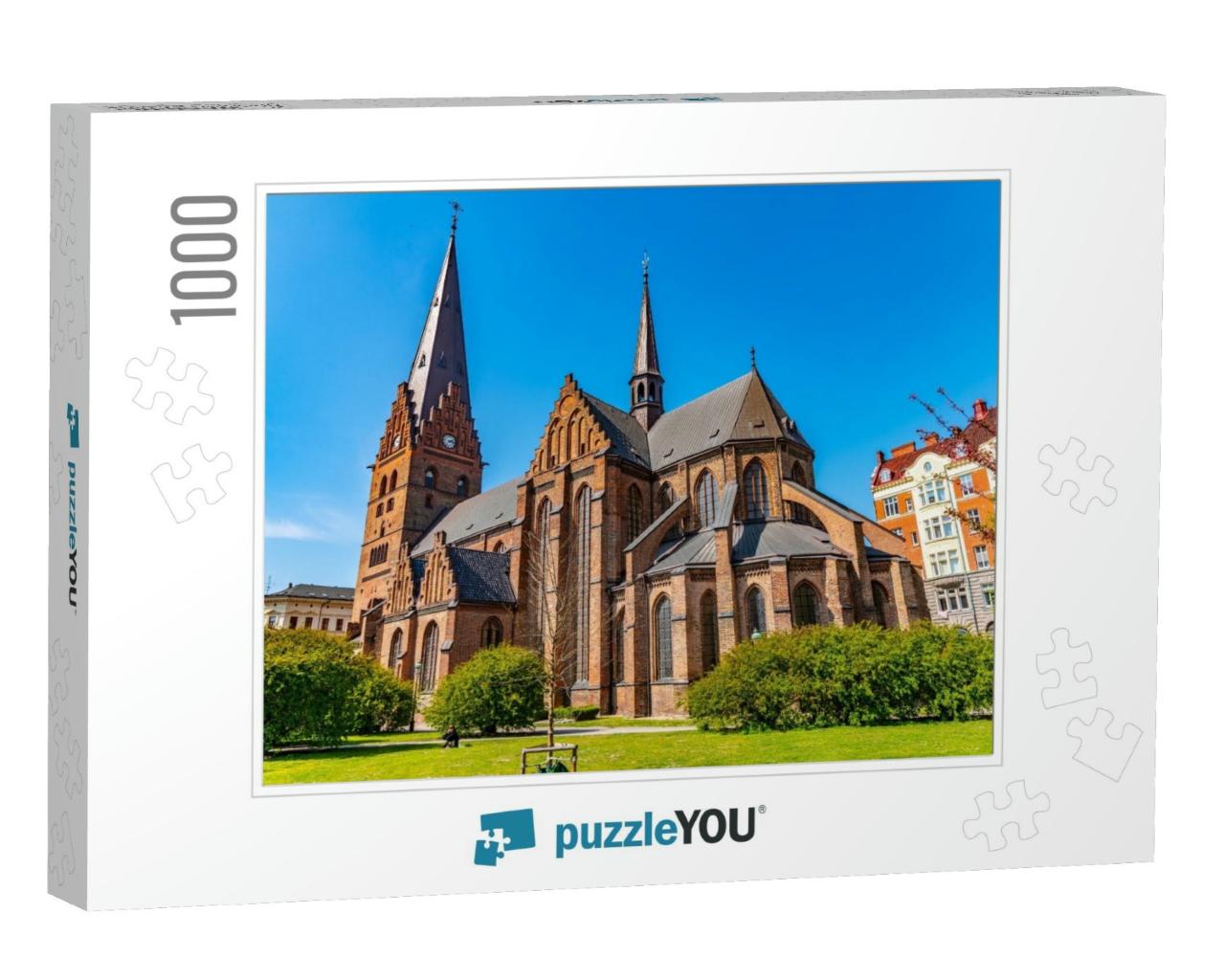 Saint Peter Church in Malmo, Sweden... Jigsaw Puzzle with 1000 pieces