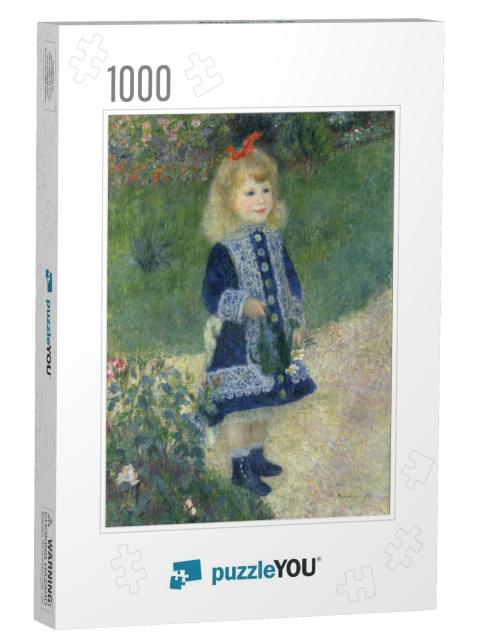 A Girl with a Watering Can, by Auguste Renoir, 1876, Fren... Jigsaw Puzzle with 1000 pieces