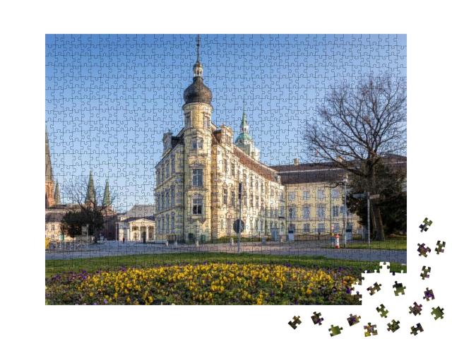 Baroque Castle on the Central Square of Oldenburg, German... Jigsaw Puzzle with 1000 pieces