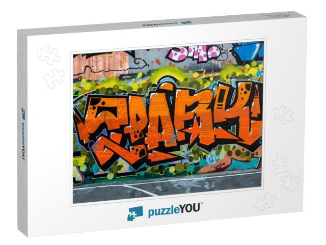 Art Under Ground. Beautiful Street Art Graffiti Style. th... Jigsaw Puzzle