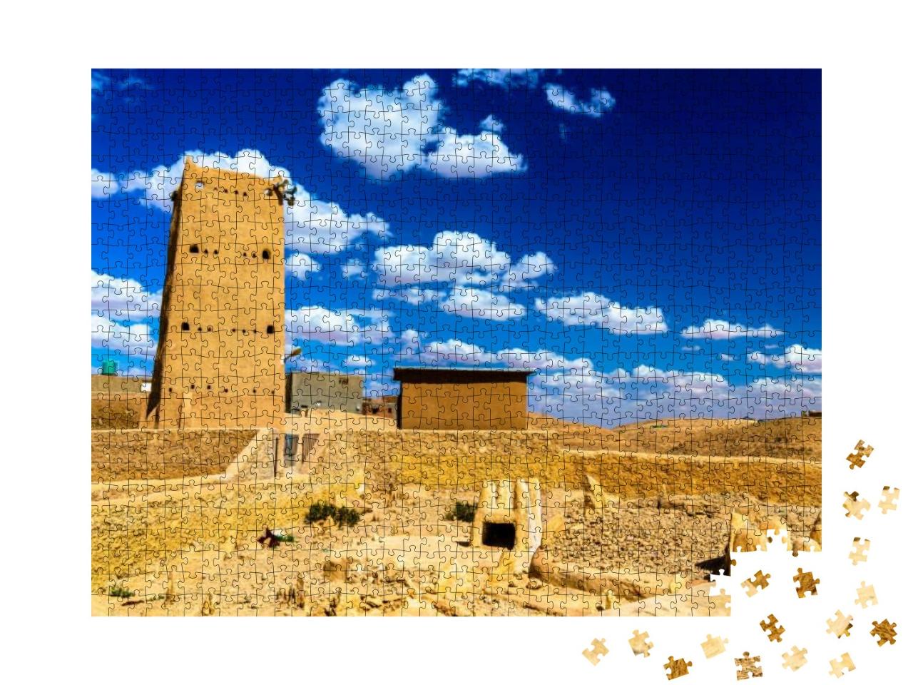 Borj Cheikh El Hadj in Beni Isguen, a City in the Mzab Va... Jigsaw Puzzle with 1000 pieces