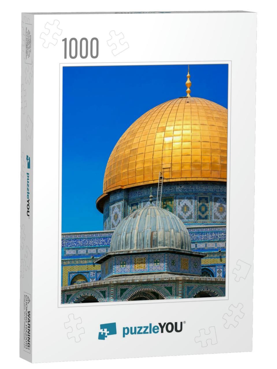 The Dome of the Rock on the Temple Mount in Jerusalem... Jigsaw Puzzle with 1000 pieces