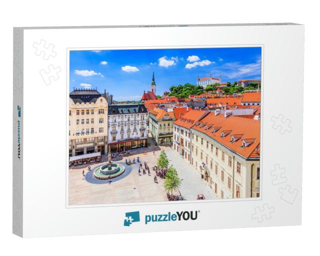 Bratislava, Slovakia. View of the Bratislava Castle, Main... Jigsaw Puzzle