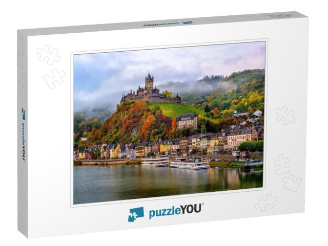 Cochem, Germany, Beautiful Historical Town on Romantic Mo... Jigsaw Puzzle