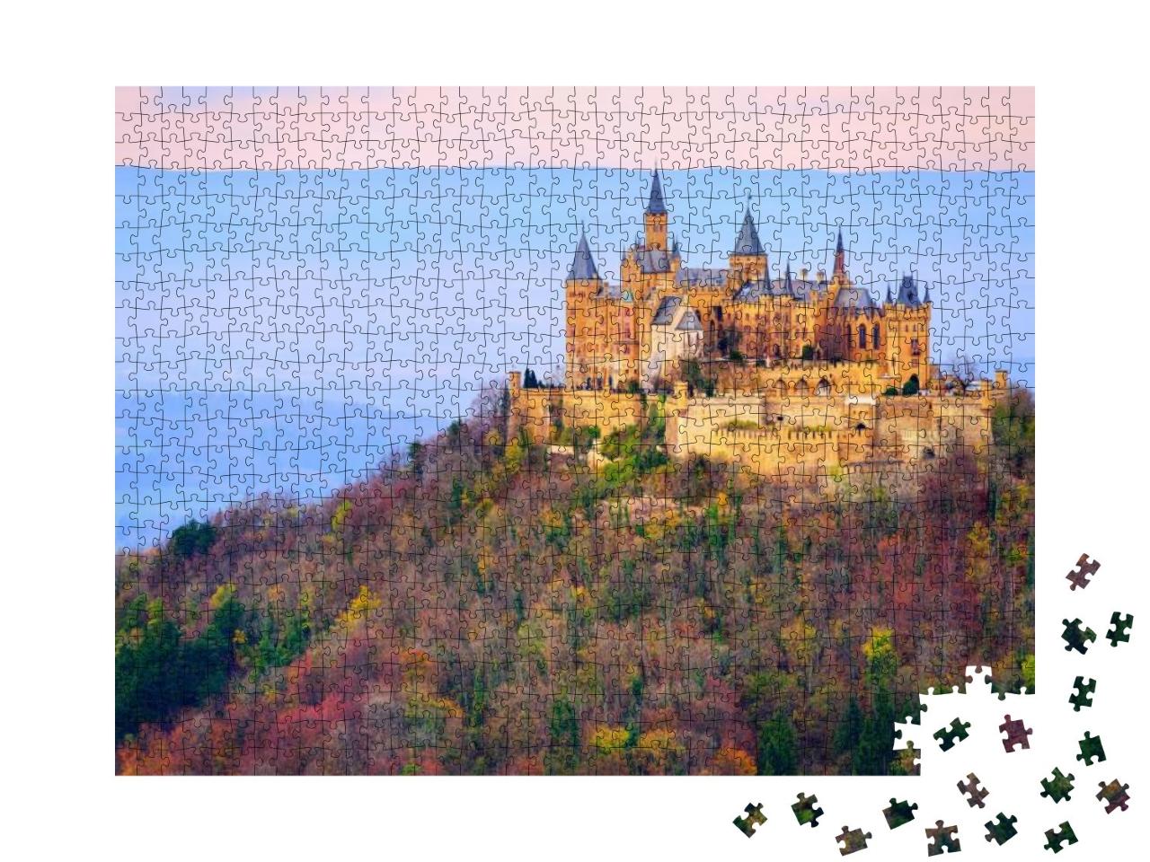 Hohenzollern Castle, Stuttgart, Germany... Jigsaw Puzzle with 1000 pieces