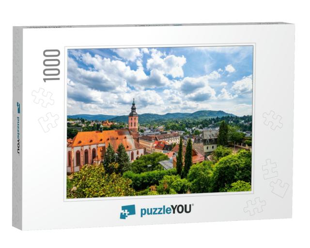 View Over Baden-Baden, Black Forest, Germany... Jigsaw Puzzle with 1000 pieces