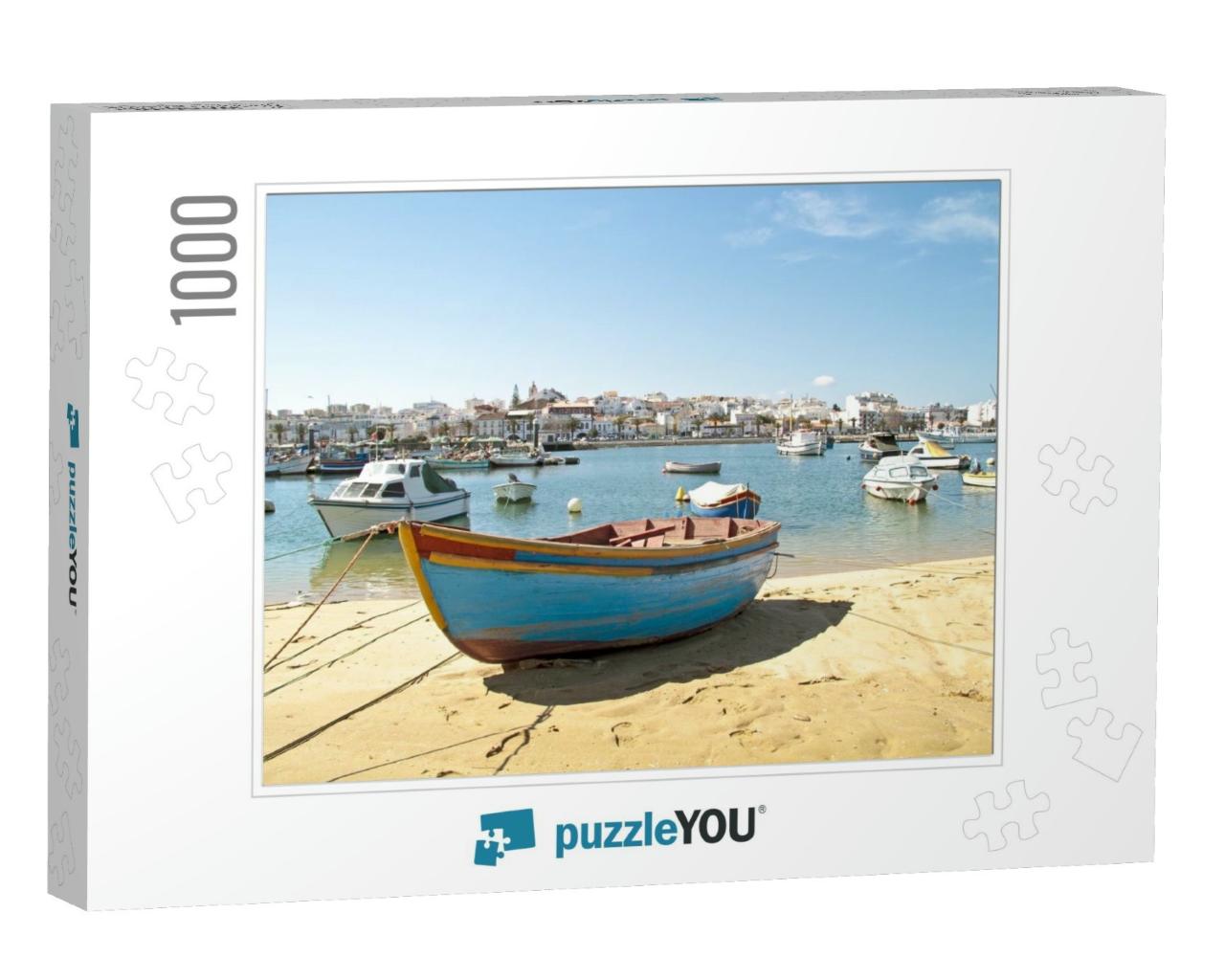 Harbor from Lagos in the Algarve in Portugal... Jigsaw Puzzle with 1000 pieces