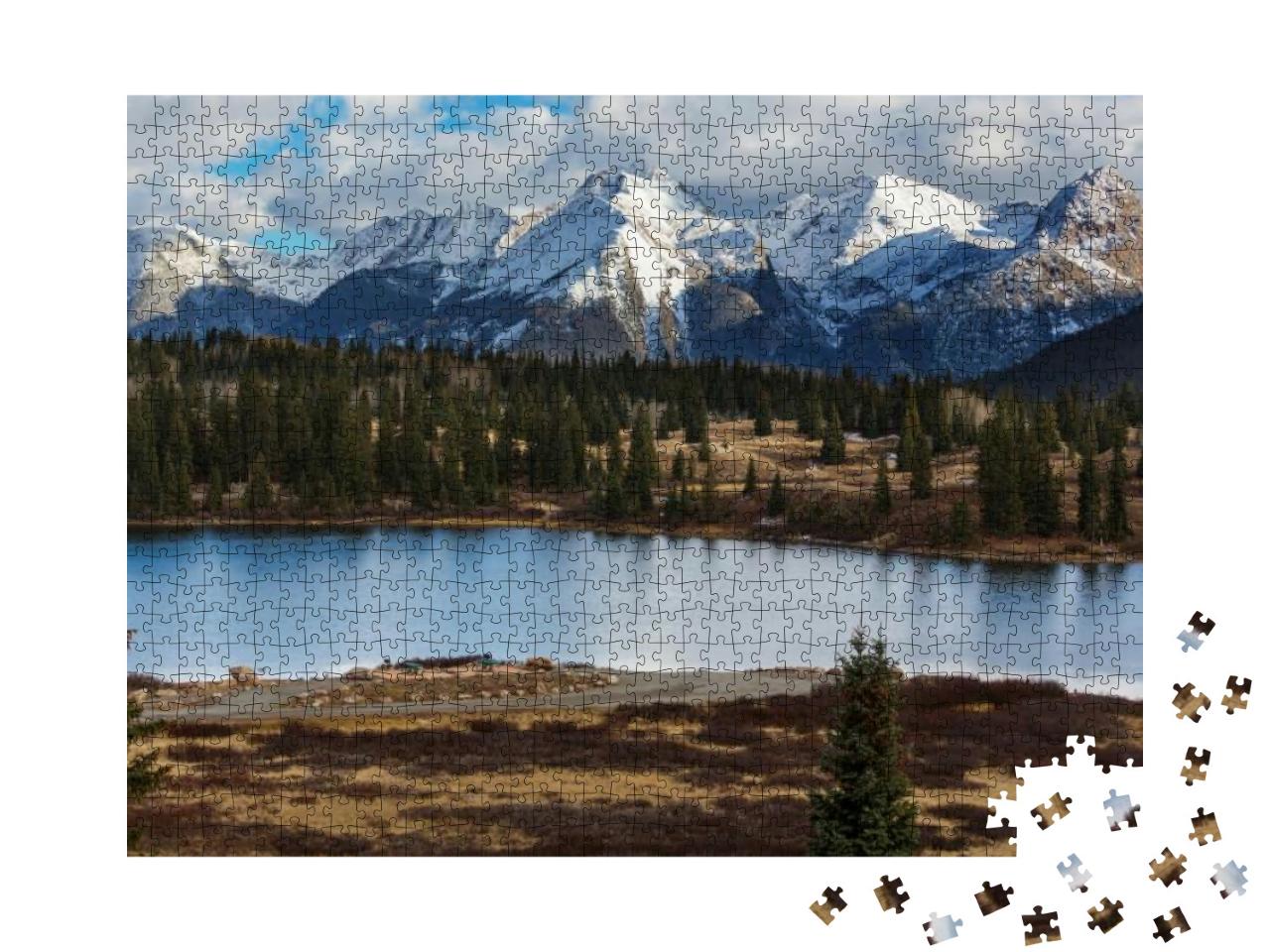 Mountain Landscape in Colorado Rocky Mountains, Colorado... Jigsaw Puzzle with 1000 pieces