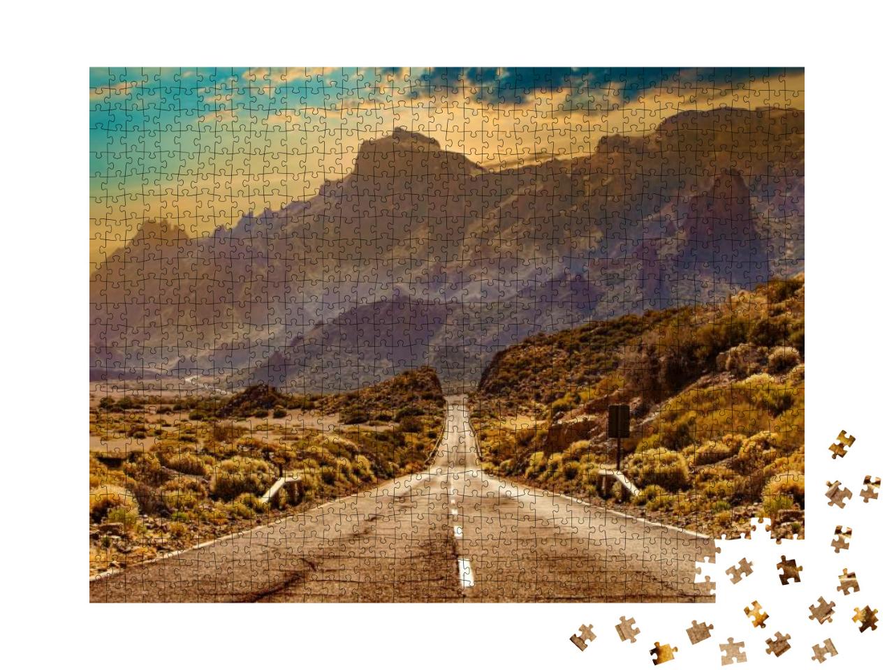 Image Related to Unexplored Road Journeys & Adventures. R... Jigsaw Puzzle with 1000 pieces