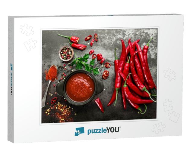 Spicy Chili Sauce, Ketchup... Jigsaw Puzzle