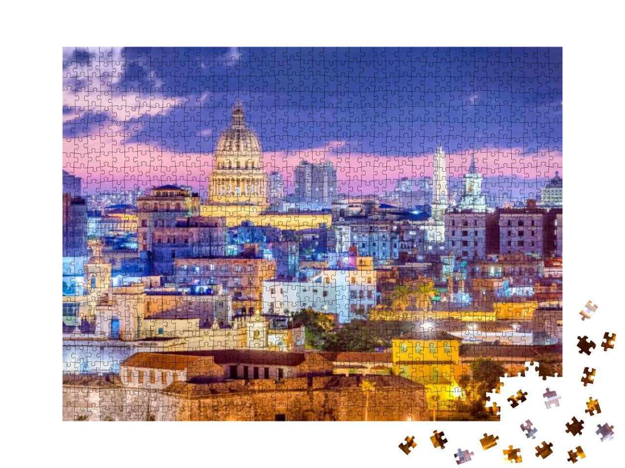 Havana, Cuba Downtown Skyline... Jigsaw Puzzle with 1000 pieces